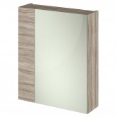 Hudson Reed Fusion Mirror Unit (75/25) 600mm Wide - Driftwood