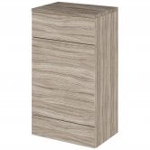 Hudson Reed Fusion WC Unit with Coloured Worktop 500mm Wide - Driftwood