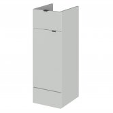 Hudson Reed Fusion Base Unit with 1 Drawer 300mm Wide - Gloss Grey Mist