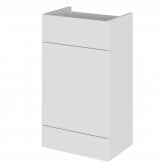 Hudson Reed Fusion WC Unit 500mm Wide - Gloss Grey Mist