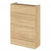 Hudson Reed Fusion Compact WC Unit 600mm Wide - Natural Oak