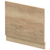 Hudson Reed MFC Straight Bath End Panel and Plinth 560mm H x 700mm W - Autumn Oak