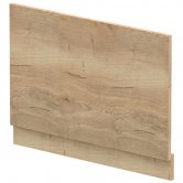 Hudson Reed MFC Straight Bath End Panel and Plinth 560mm H x 800mm W - Autumn Oak