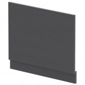 Hudson Reed MFC Straight Bath End Panel and Plinth 560mm H x 700mm W - Graphite Grey