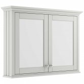 Hudson Reed Old London Mirrored Bathroom Cabinet 1050mm Wide - Timeless Sand