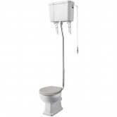 Hudson Reed Richmond Comfort High Level Toilet with Cistern - Excluding Seat