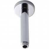Hudson Reed Round Ceiling-Mounted Arm 160mm Length - Chrome
