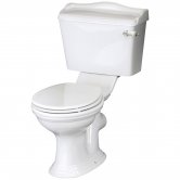 Hudson Reed Ryther Close Coupled Toilet WC Lever Cistern - Excluding Seat