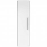 Hudson Reed Solar Wall Hung Tall Storage Unit 350mm Wide - Pure White
