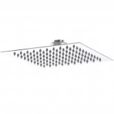 Hudson Reed Square Fixed Shower Head, 200mm x 200mm, Chrome
