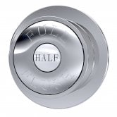 Hudson Reed Traditional Dual Flush Push Button - Chrome (Optional)