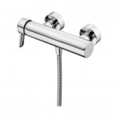 Ideal Standard Concept Blue Single Lever Wall Mounted Exposed Shower Bar Valve Bottom Outlet Chrome