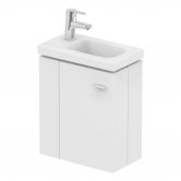 Ideal Standard Concept Space Wall Hung Vanity Unit with LH Basin 450mm Wide - Gloss White
