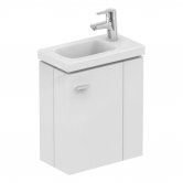 Ideal Standard Concept Space Wall Hung Vanity Unit with RH Basin 450mm Wide - Gloss White