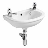 Ideal Standard Sandringham Dorex Washbasin 450mm Wide 2 Tap Hole
