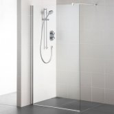 Ideal Standard Synergy Wet Room Glass Panel 800mm Wide - 8mm Glass