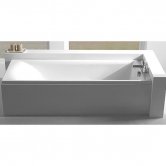 Ideal Standard Tempo Arc Single Ended Rectangular Bath 1700 x 700mm White 2 Tap Holes