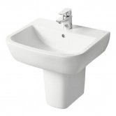 Ideal Standard Tempo Basin and Semi Pedestal 550mm Wide 1 Tap Hole