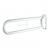 Impey Fold Down Rail 760mm with Toilet Roll Holder