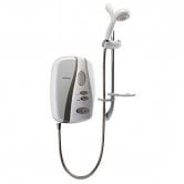 Impey Redring Selectronic Electric Shower And Waste Pump Pack - White