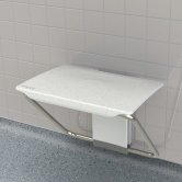 Impey Slimfold Assisted Living Shower Bench - White