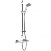 Inta Coolflow Complete Thermostatic Bar Shower & Flexible Riser - Chrome