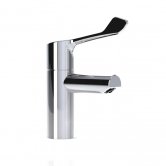 Inta Intatherm Safe Touch TMV3 Thermostatic Basin Mixer Tap with Copper Tails Chrome