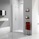 Merlyn Ionic Express Bi-Fold Shower Door, 760mm Wide, 6mm Glass