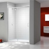 Merlyn Ionic Express Sliding Shower Door, 1100mm Wide, 6mm Glass
