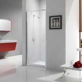 Merlyn Ionic Express Pivot Shower Door, 900mm Wide, 6mm Glass