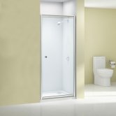 Merlyn Ionic Source Pivot Shower Door 900mm Wide - 6mm Glass