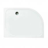 Merlyn Ionic Touchstone Offset Quadrant Shower Tray with Waste 1000mm x 800mm Left Handed