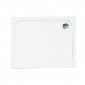 Merlyn Ionic Touchstone Rectangular Shower Tray with Waste 1000mm x 800mm White