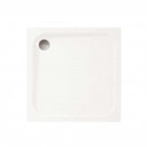 Merlyn Ionic Touchstone Square Shower Tray with Waste 760mm x 760mm White
