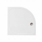 Merlyn Ionic Touchstone Quadrant Shower Tray with Waste 900mm x 900mm White