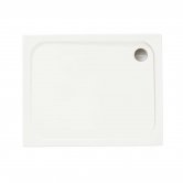 Merlyn MStone Rectangular Shower Tray with Waste 1200mm x 760mm - Stone Resin