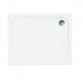Merlyn MStone Rectangular Shower Tray with Waste 1200mm x 700mm - Stone Resin