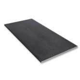 Merlyn TrueStone Rectangular Shower Tray with Waste 1200mm x 800mm - Slate Black