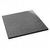 Merlyn TrueStone Square Shower Tray with Waste 900mm x 900mm - Fossil Grey