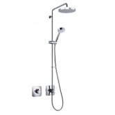 Mira Adept Dual Concealed Mixer Shower with Shower Kit + Fixed Head