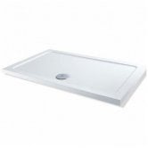 MX Elements Rectangular Shower Tray with Waste 900mm x 760mm Flat Top