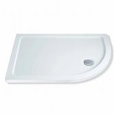 MX Elements Offset Quadrant Shower Tray with Waste 1000mm x 900mm Right Handed