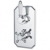 Niagara Arlington Traditional Twin Thermostatic Concealed Shower Valve - Chrome