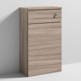 Nuie Athena Back to Wall WC Toilet Unit 500mm Wide - Driftwood