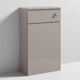 Nuie Athena Back to Wall WC Toilet Unit 500mm Wide - Stone Grey