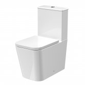 Nuie Ava Compact Close Coupled Toilet 620mm Projection - Soft Close Seat