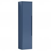 Nuie Elbe Wall Hung 1-Door Tall Storage Unit 356mm Wide - Satin Blue