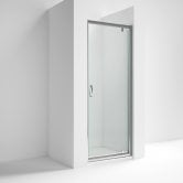 Nuie Ella Pivot Shower Door 760mm Wide - 5mm Glass