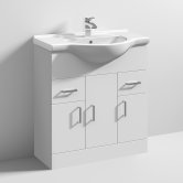 Nuie Mayford Bathroom Vanity Unit with Basin 750mm Wide - 1 Tap Hole
