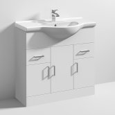 Nuie Mayford Bathroom Vanity Unit with Basin 850mm Wide - 1 Tap Hole
